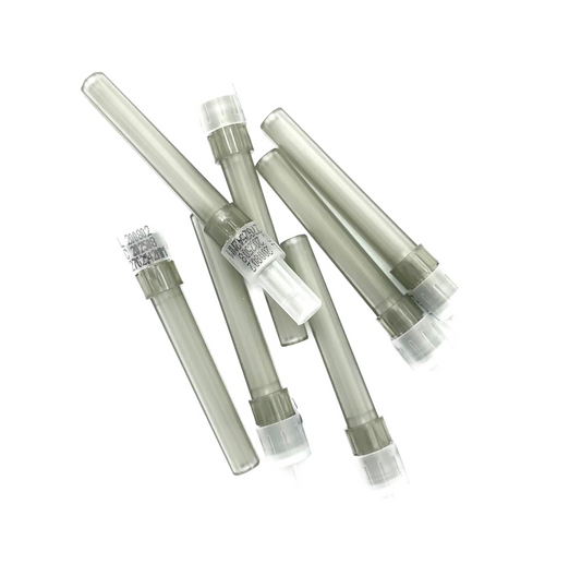 Aguja Dental DLP Calibre 27G Larga Caja con 100 piezas