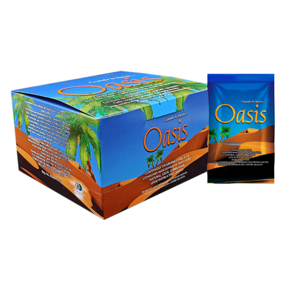 Condón masculino Oasis. Caja con 12 bolsas, cada una con 3 piezas