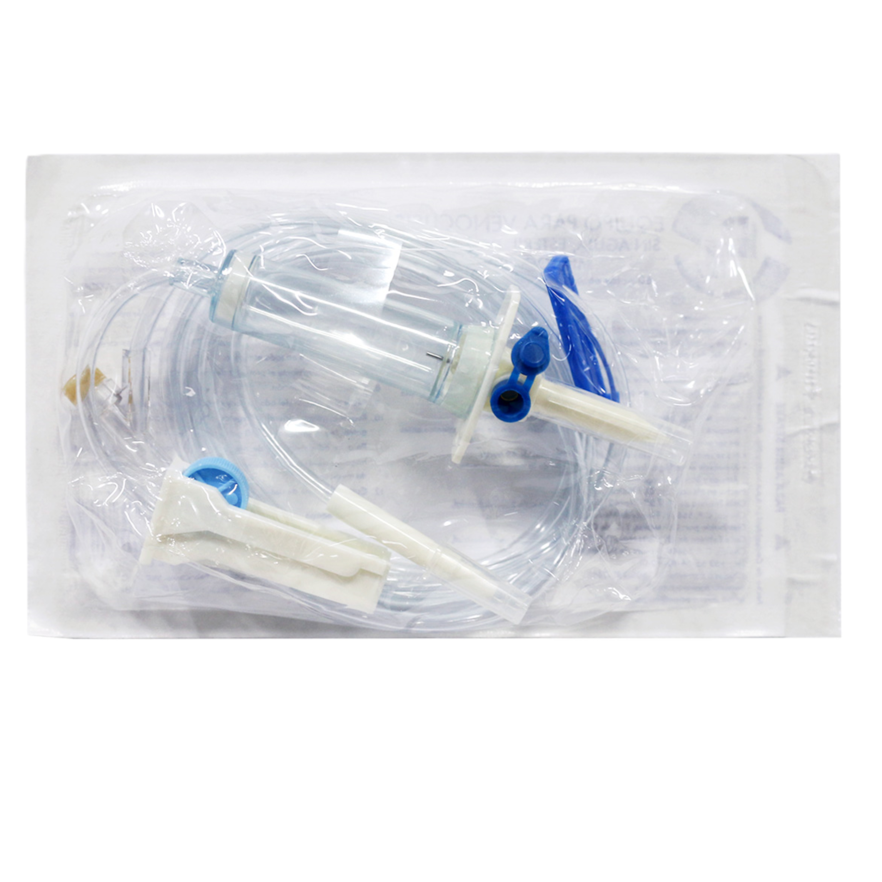 Equipo para venoclisis Microgotero Sin Aguja, estéril y desechable.