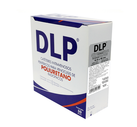 Catéteres Intravenosos Periféricos para Venoclisis DLP Caja con 50 piezas
