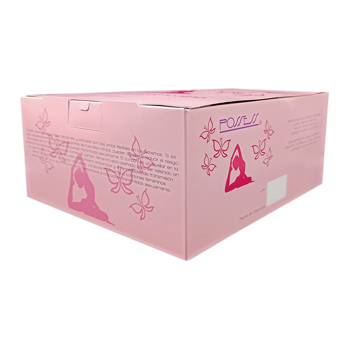 Condón femenino Possess. Caja con 100 piezas