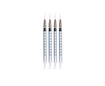 Jeringas para Insulina DL 1 ML 27GX13mm Caja con 200 piezas