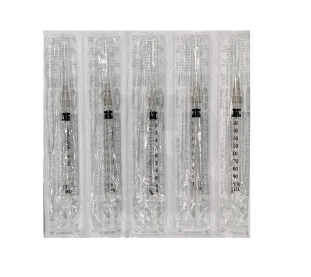 Jeringas para Insulina DL 1 ML 27GX13mm Caja con 100 piezas