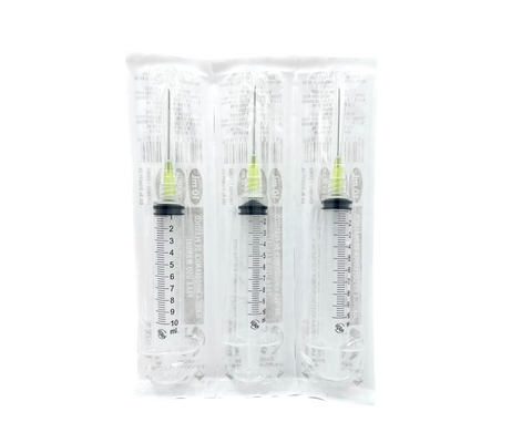 Jeringas DL 10ML 20Gx38mm Caja con 100 piezas