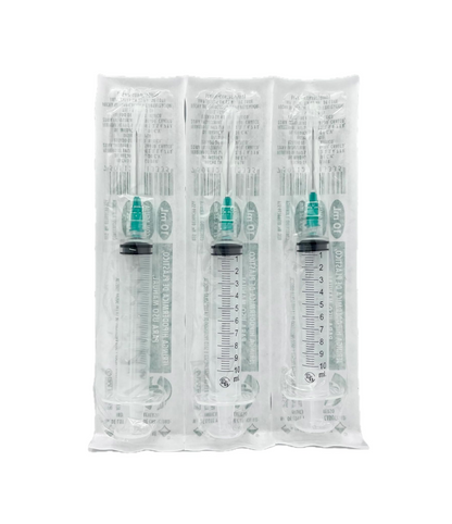 Jeringas DL 10ML 21Gx32MM Caja con 100 piezas