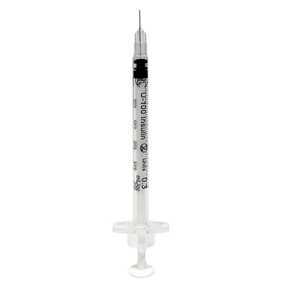 Jeringa para Insulina DL 0.3 ML 32GX06mm Caja 100 piezas