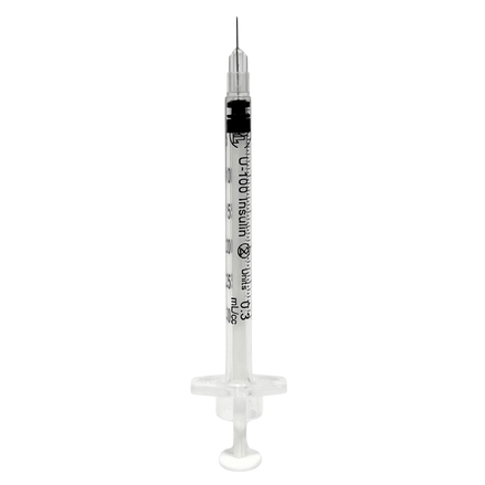Jeringa para Insulina DL 0.3 ML 32GX06mm Caja 100 piezas