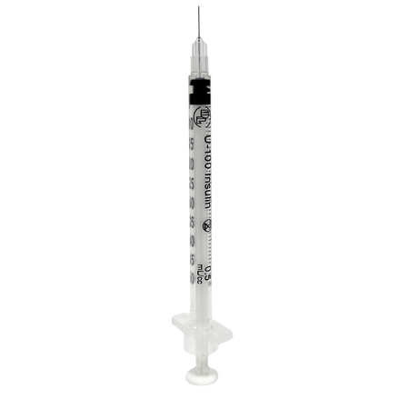 Jeringas para Insulina DL 0.5 ML 31GX08mm Caja con 100 piezas