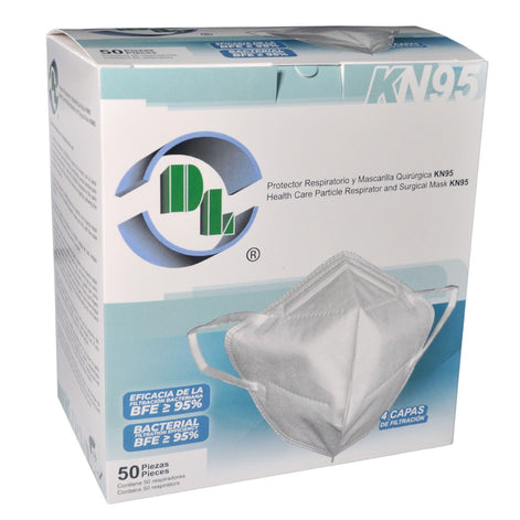 Protector Respiratorio DL Kn95 Caja con 50 piezas