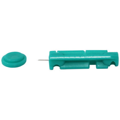 DL Lancetas de punta fina ultra delgadas. Calibre 32G para Punción 50 Piezas marca Dl Compatibles con la mayoría de los dispositivos de punción.