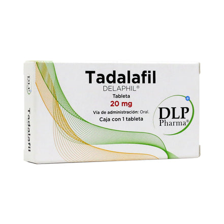 Delaphil Tadalafil 20mg caja con 1 tableta