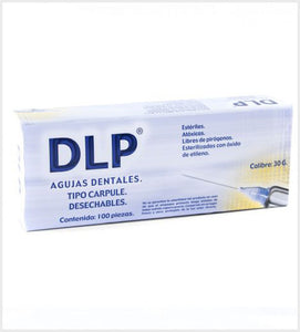 Aguja Dental Calibre 30G Corta Marca DLP