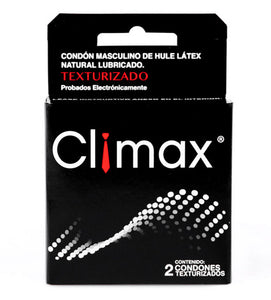 Condones Climax Caja de 12 carteras con 2 piezas c/u