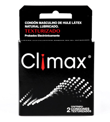 Condones Climax Caja de 12 carteras con 2 piezas c/u