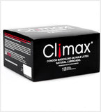 Condones Climax Caja de 12 carteras con 2 piezas c/u