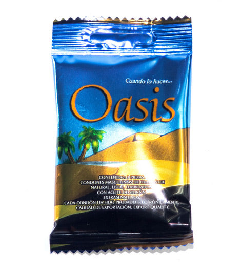 Condones Oasis caja con 144 piezas