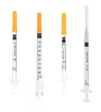 Jeringas para aplicación de Insulina 1 ml marca DL